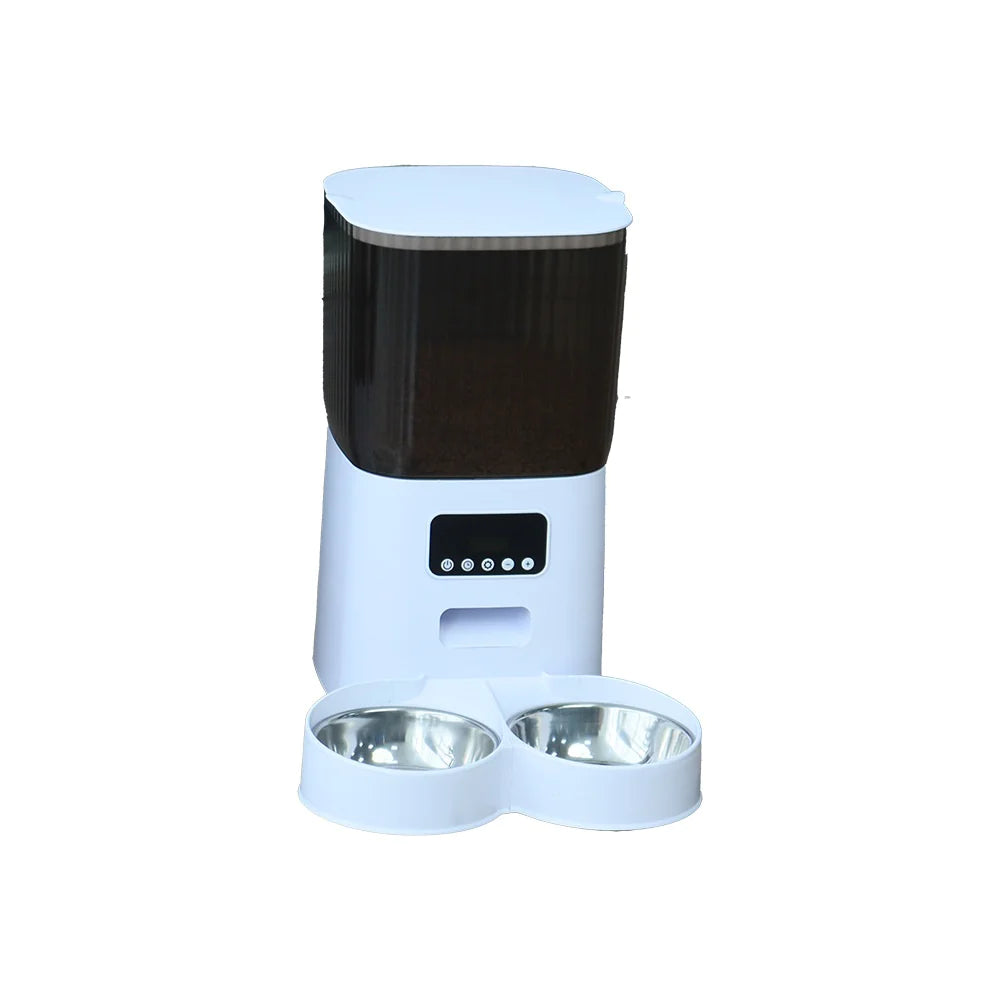 5L PaWz Automatic Pet Feeder WiFi App-Controlled Smart Food Dispenser with Double Camera