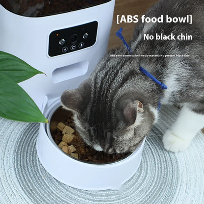 5L PaWz Automatic Pet Feeder WiFi App-Controlled Smart Food Dispenser with Double Camera