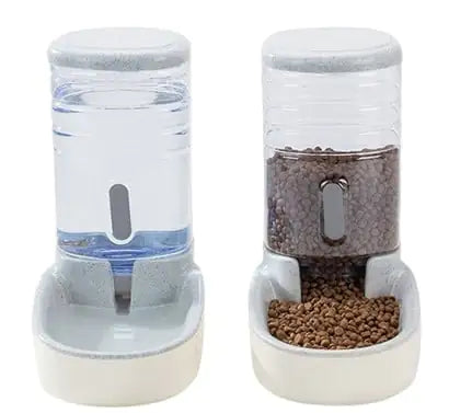 Automatic Pet Dog Feeder and Drinking Fountain Combo